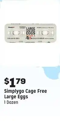 Grocery Outlet Cage Free Large Eggs offer