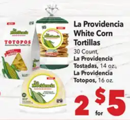 Vallarta Supermarkets La Providencia White Corn Tortillas offer