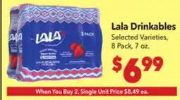 Vallarta Supermarkets Lala Drinkables offer