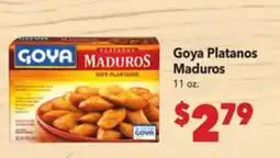 Vallarta Supermarkets Goya Platanos Maduros offer