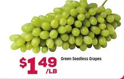 Grocery Outlet Green Seedless Grapes offer