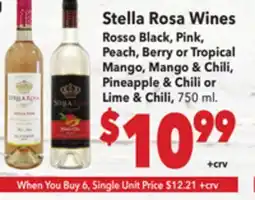 Vallarta Supermarkets Stella Rosa Wines offer