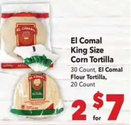 Vallarta Supermarkets El Comal King Size Corn Tortilla offer