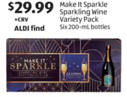 Aldi Make It Sparkle Sparkling Wine Variety Pack offer