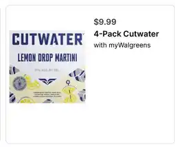 Walgreens 4-Pack Cutwater offer
