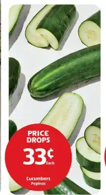 Aldi Cucumbers offer