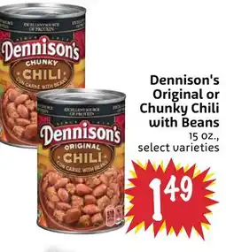 Foodmaxx Dennison's Original or Chunky Chili with Beans offer