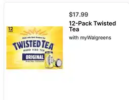 Walgreens 12-Pack Twisted Tea offer