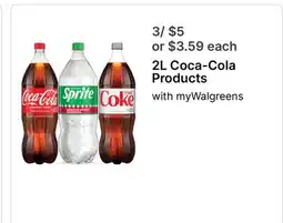Walgreens 2L Coca-Cola Products offer