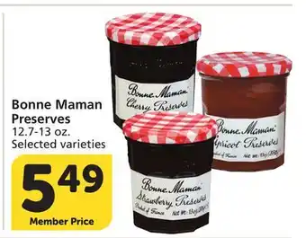 Vons Bonne Maman Preserves offer