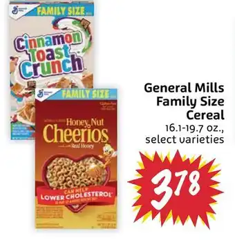 Foodmaxx General Mills Family Size Cereal offer