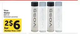 Vons Voss Water offer