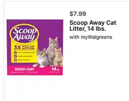 Walgreens Scoop Away Cat Litter offer
