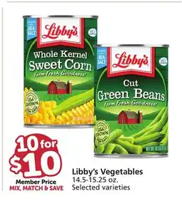 Vons Libby's Vegetables offer