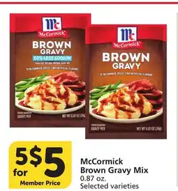 Vons McCormick Brown Gravy Mix offer