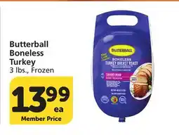 Vons Butterball Boneless Turkey offer