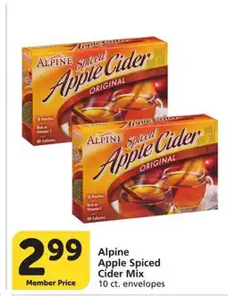Vons Alpine Apple Spiced Cider Mix offer