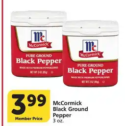 Vons McCormick Black Ground Pepper offer