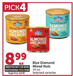 Vons Blue Diamond Mixed Nuts offer