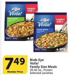 Vons Birds Eye Voila! Family Size Meals offer