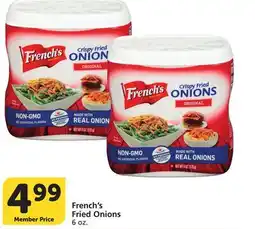 Vons French's Fried Onions offer