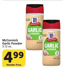 Vons McCormick Garlic Powder offer