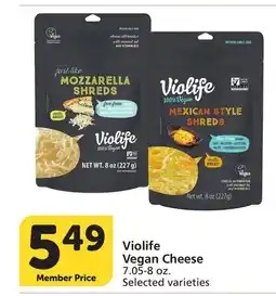 Vons Violife Vegan Cheese offer