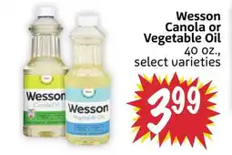 Foodmaxx Wesson Canola or Vegetable Oil offer