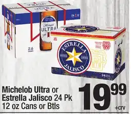 Super King Markets Michelob Ultra or Estrella Jalisco offer