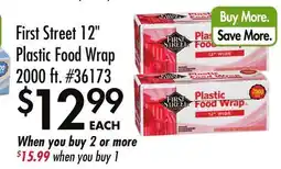 Smart & Final First Street 12 Plastic Food Wrap offer