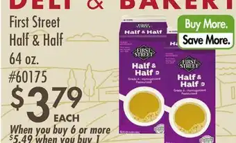 Smart & Final First Street Half & Half offer