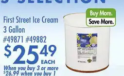 Smart & Final First Street Ice Cream offer