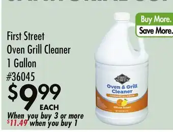Smart & Final First Street Oven Grill Cleaner offer