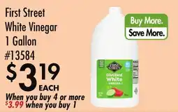 Smart & Final First Street White Vinegar offer