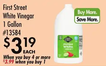 Smart & Final First Street White Vinegar offer