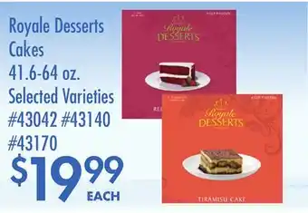 Smart & Final Royale Desserts Cakes offer