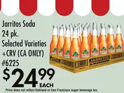 Smart & Final Jarritos Soda offer
