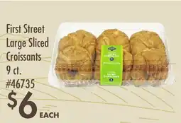 Smart & Final First Street Large Sliced Croissants offer