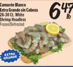 El Super 26-30Ct. White Shrimp Headless offer