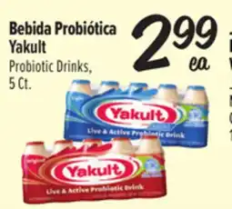 El Super Yakult Probiotic Drinks offer