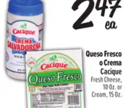 El Super Fresh Cheese,10 Oz. or Cream, 15Oz offer