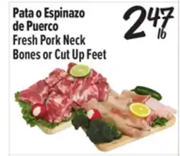 El Super Fresh Pork Neck Bones or Cut Up Feet offer