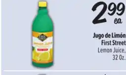 El Super First Street Lemon Juice offer