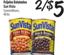 El Super Sun Vista Canned Beans offer
