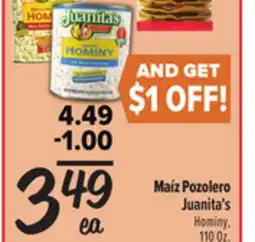 El Super Juanita's Hominy offer