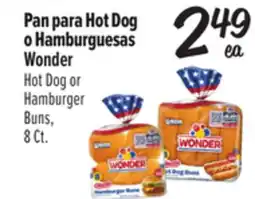El Super Hot Dog or Hamburger Buns offer