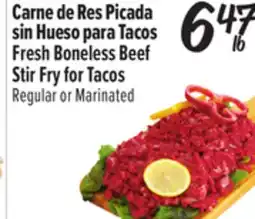 El Super Fresh Boneless Beef Stir Fry for Tacos offer