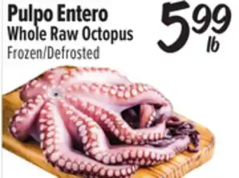 El Super Whole Raw Octopus offer
