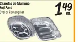 El Super Foil Pans Oval or Rectangular offer