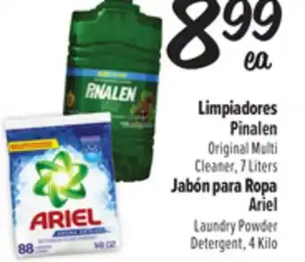 El Super Pinalen Original Multi Cleaner, 7 Liters, Ariel Laundry Powder Detergent, 4 Kilo offer